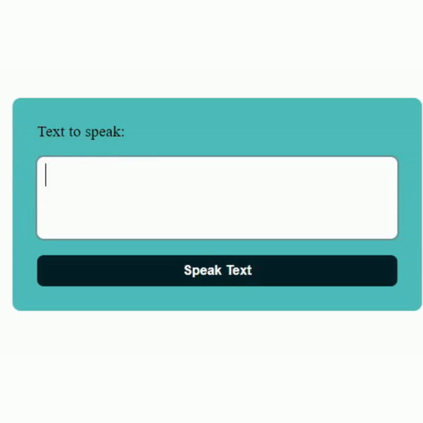 How to Convert Text to Speech using HTML, CSS and JavaScript